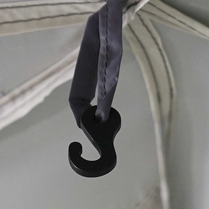 Tenda da piscina con Patta Rimovibile&Pareti in Rete 612x612 cm 4100639