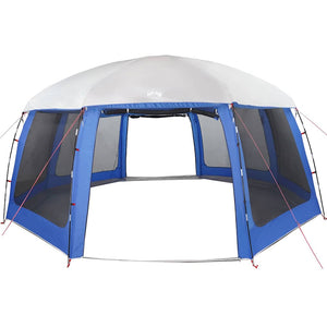 Tenda da piscina con Patta Rimovibile&Pareti in Rete 690x690 cm 4100640