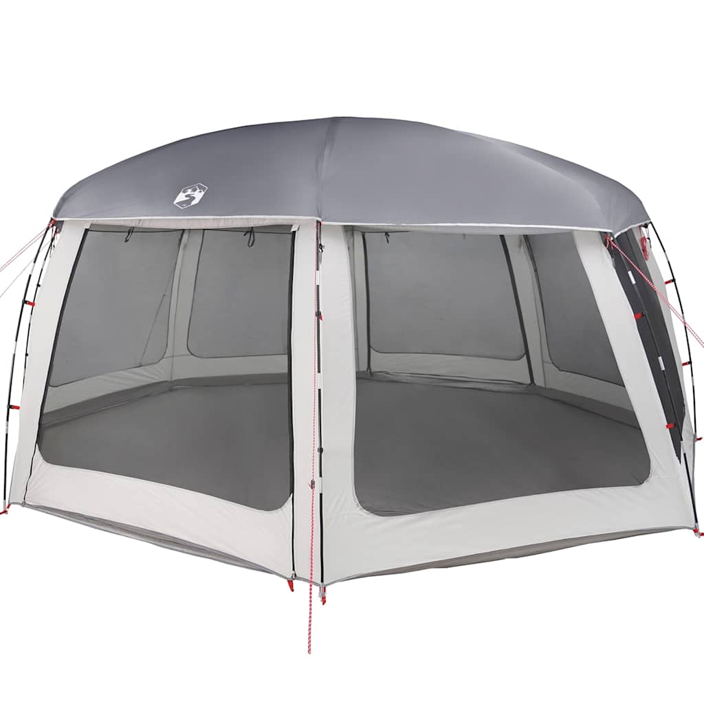 Tenda da piscina con Patta Rimovibile&Pareti in Rete 690x690 cm 4100642