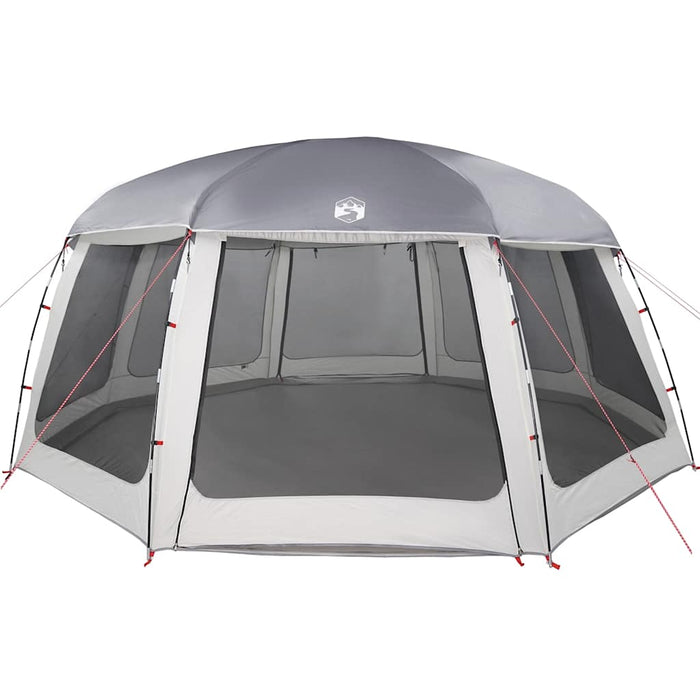 Tenda da piscina con Patta Rimovibile&Pareti in Rete 690x690 cm 4100642