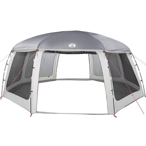 Tenda da piscina con Patta Rimovibile&Pareti in Rete 690x690 cm 4100642