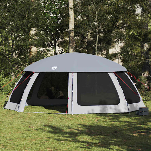 Tenda da piscina con Patta Rimovibile&Pareti in Rete 690x690 cm 4100642