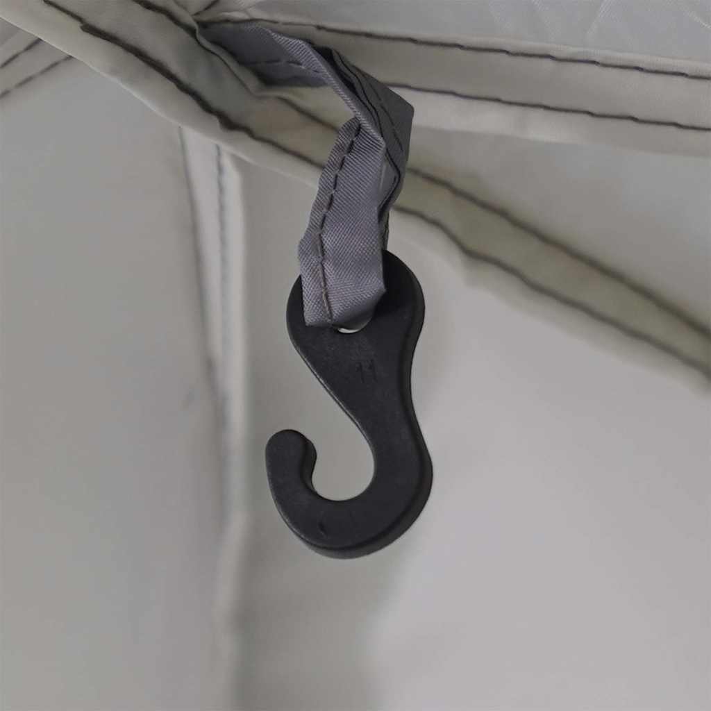 vidaXL Tenda per Feste Grigia Impermeabile