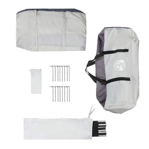 vidaXL Tenda per Feste Grigia Impermeabile