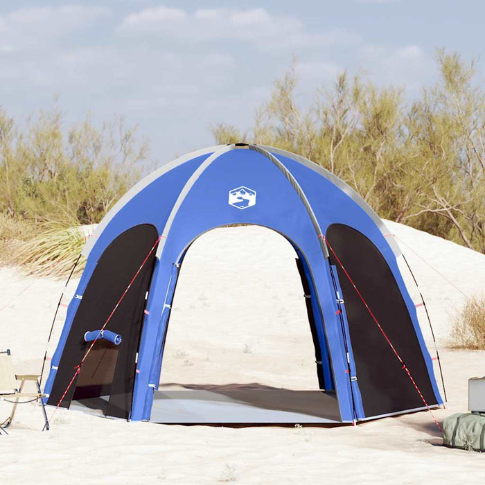 Tenda da Piscina azzurro 366 x 305 x 231 cm Poliestere 4100652
