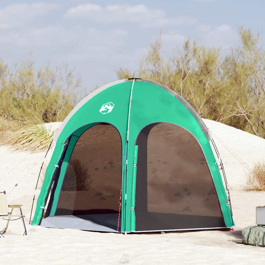 Tenda da Piscina verde mare 366 x 305 x 231 cm Poliestere 4100653