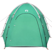 Tenda da Piscina verde mare 366 x 305 x 231 cm Poliestere 4100653