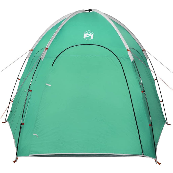 Tenda da Piscina verde mare 366 x 305 x 231 cm Poliestere 4100653