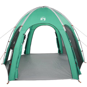 Tenda da Piscina verde mare 366 x 305 x 231 cm Poliestere 4100653