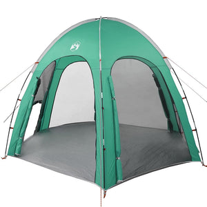 Tenda da Piscina verde mare 366 x 305 x 231 cm Poliestere 4100653