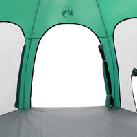 Tenda da Piscina verde mare 366 x 305 x 231 cm Poliestere 4100653