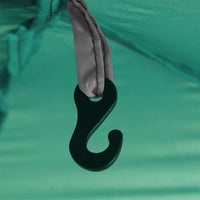 Tenda da Piscina verde mare 366 x 305 x 231 cm Poliestere 4100653