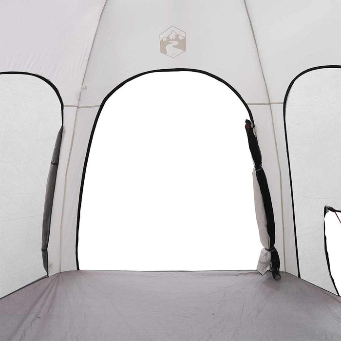 Tenda da Piscina con tetto Grigio 366 x 305 x 231 cm Poliestere 4100654