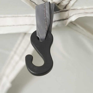 Tenda da Piscina con tetto Grigio 366 x 305 x 231 cm Poliestere 4100654