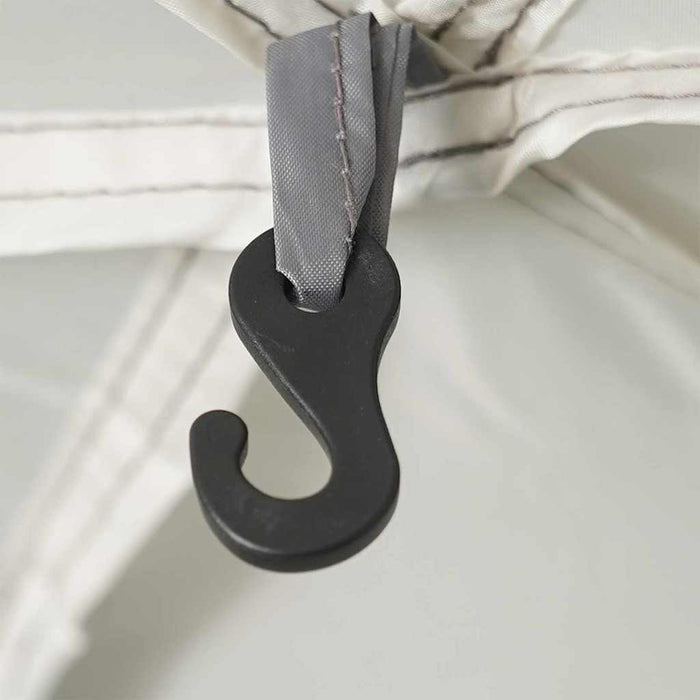 Tenda da Piscina con tetto Grigio 366 x 305 x 231 cm Poliestere 4100654