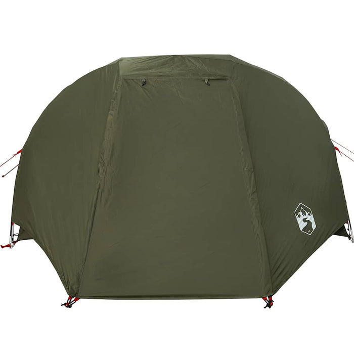 vidaXL Tenda da Pesca per 3 Persone Verde Oliva Impermeabile