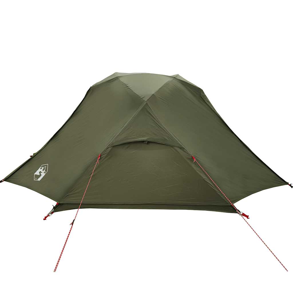 vidaXL Tenda da Pesca per 3 Persone Verde Oliva Impermeabile