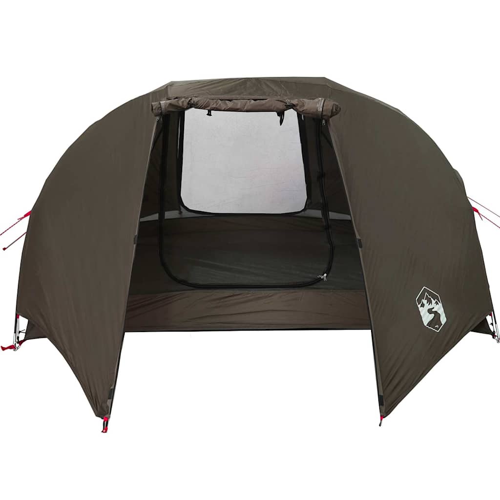 Tenda da Pesca per 3 Persone Marrone Impermeabile 4100656