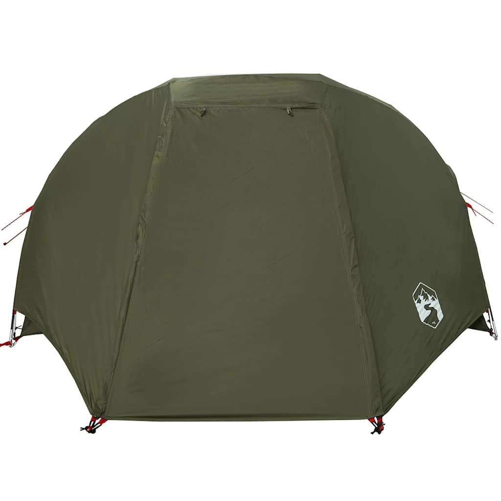 Tenda da Pesca per 5 Persone Verde Oliva Impermeabile