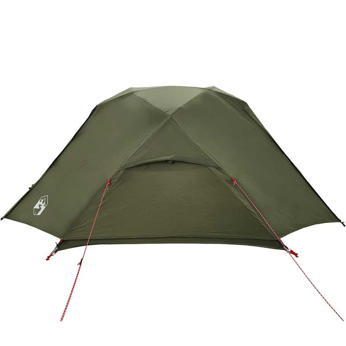 Tenda da Pesca per 5 Persone Verde Oliva Impermeabile