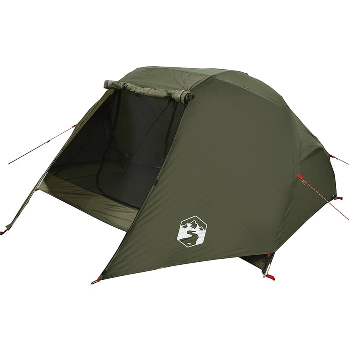 Tenda da Pesca per 5 Persone Verde Oliva Impermeabile 4100658
