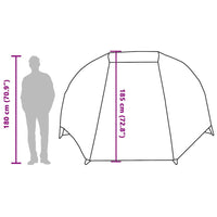 Tenda da Pesca per 5 Persone Marrone Impermeabile 4100659