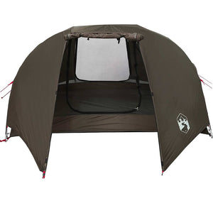 Tenda da Pesca per 5 Persone Marrone Impermeabile 4100659
