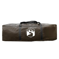 Tenda da Pesca per 5 Persone Marrone Impermeabile