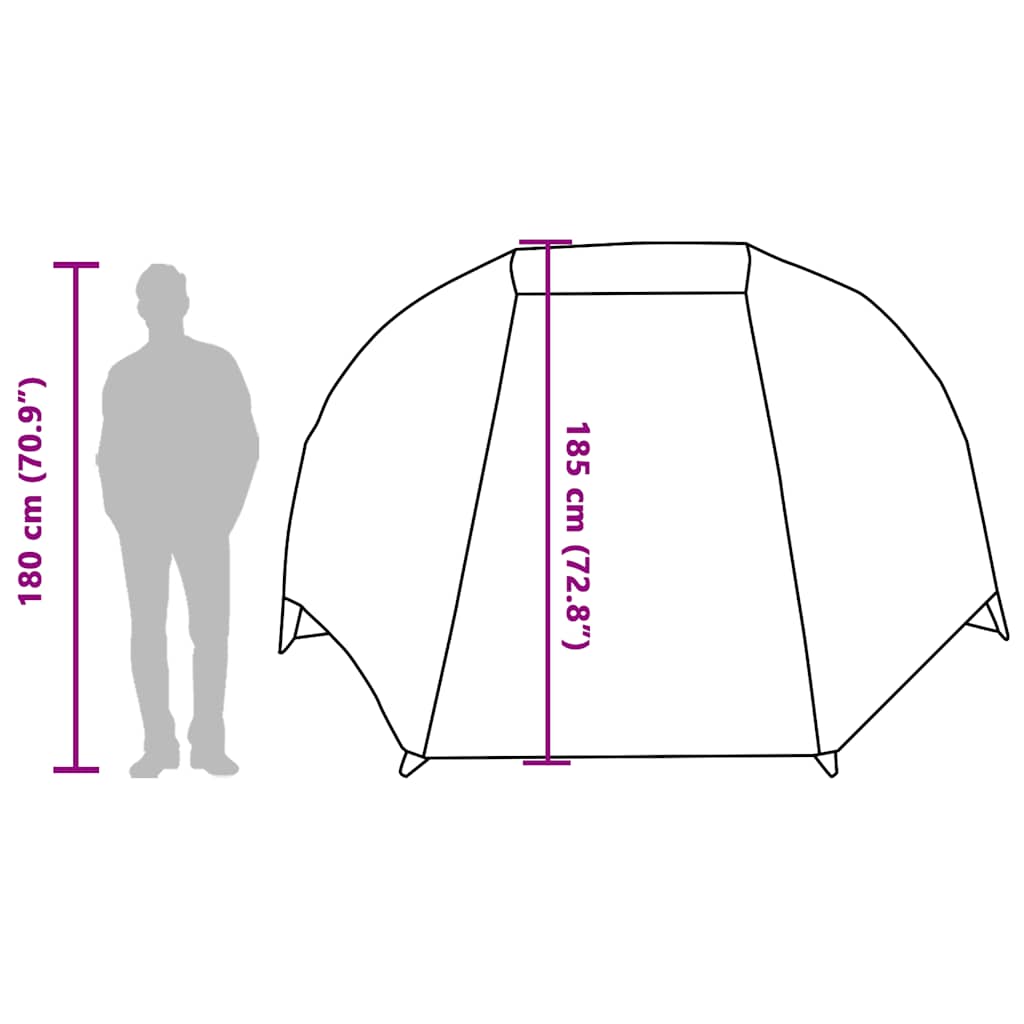 Tenda da Pesca per 5 Persone Mimetica Impermeabile 4100660