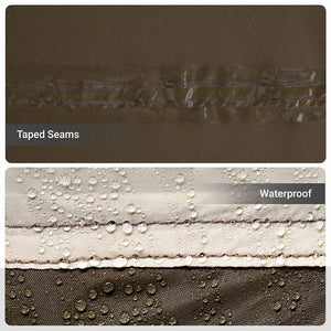 Tenda da pesca con tetto Marrone 514 x 465 x 187 cm Poliestere 4100662