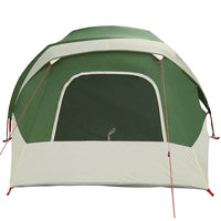 Tenda da Campeggio a Cabina per 4 Persone Verde Impermeabile 4100664