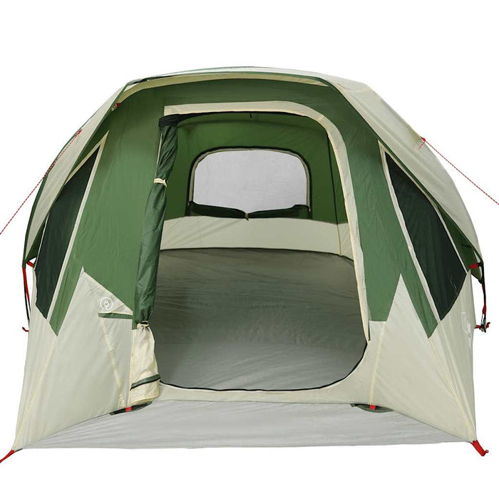 Tenda da Campeggio a Cabina per 4 Persone Verde Impermeabile 4100664