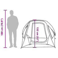 Tenda da Campeggio a Cabina per 4 Persone Blu Impermeabile 4100665