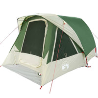 Tenda Familiare Cabina per 6 Persone Verde Impermeabile
