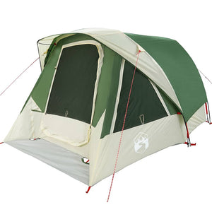 Tenda Familiare Cabina per 6 Persone Verde Impermeabile
