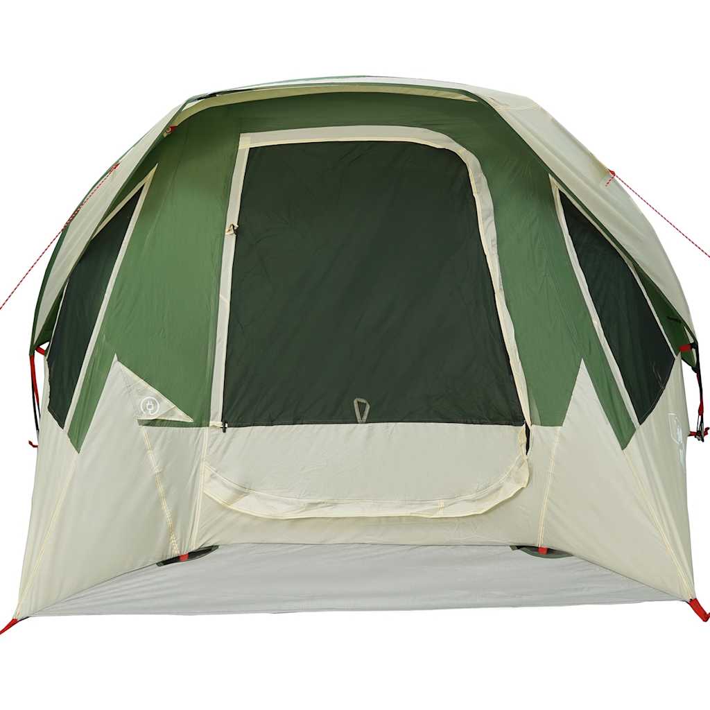 Tenda Familiare Cabina per 6 Persone Verde Impermeabile