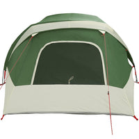 Tenda Familiare Cabina per 6 Persone Verde Impermeabile