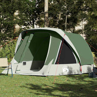 Tenda Familiare Cabina per 6 Persone Verde Impermeabile 4100667