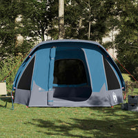 Tenda Familiare Cabina per 6 Persone Blu Impermeabile 4100668