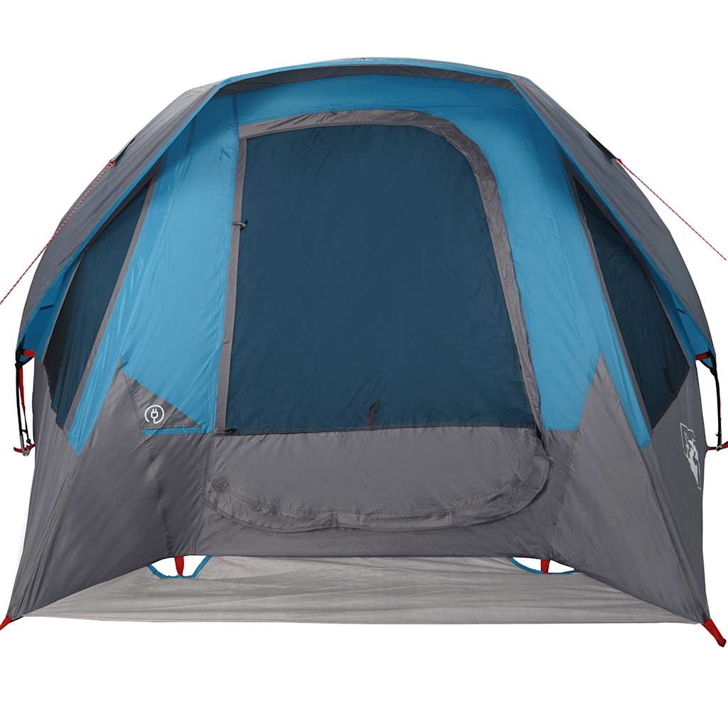 Tenda Familiare Cabina per 6 Persone Blu Impermeabile 4100668