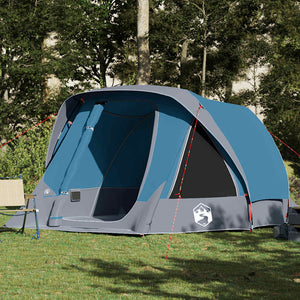 vidaXL Tenda Familiare Cabina per 6 Persone Blu Impermeabile