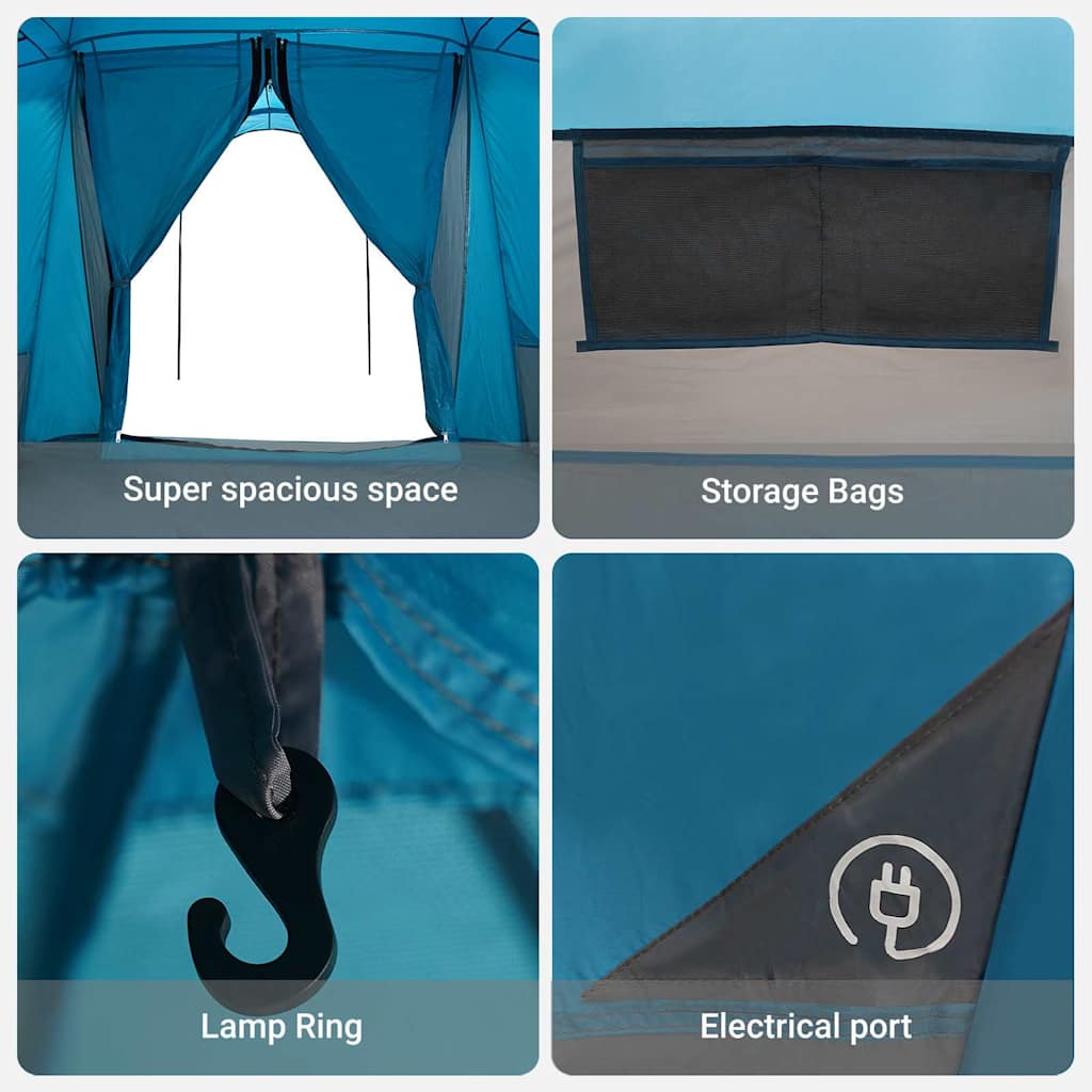 Tende con tetto Blu 721 x 335 x 212 cm Poliestere 4100671