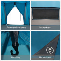 Tende con tetto Blu 721 x 335 x 212 cm Poliestere 4100671