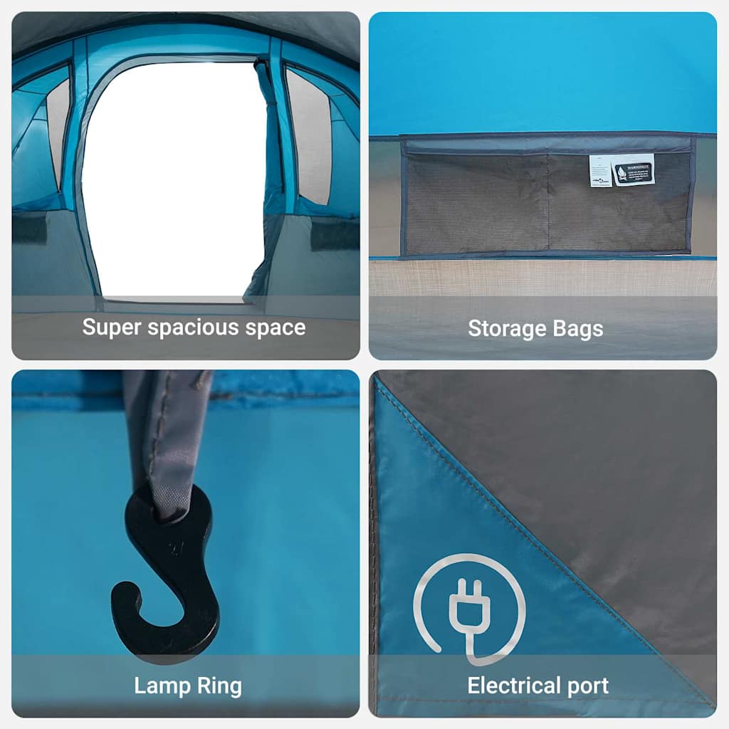 Tende con tetto Blu 576 x 325 x 213 cm Poliestere 4100683