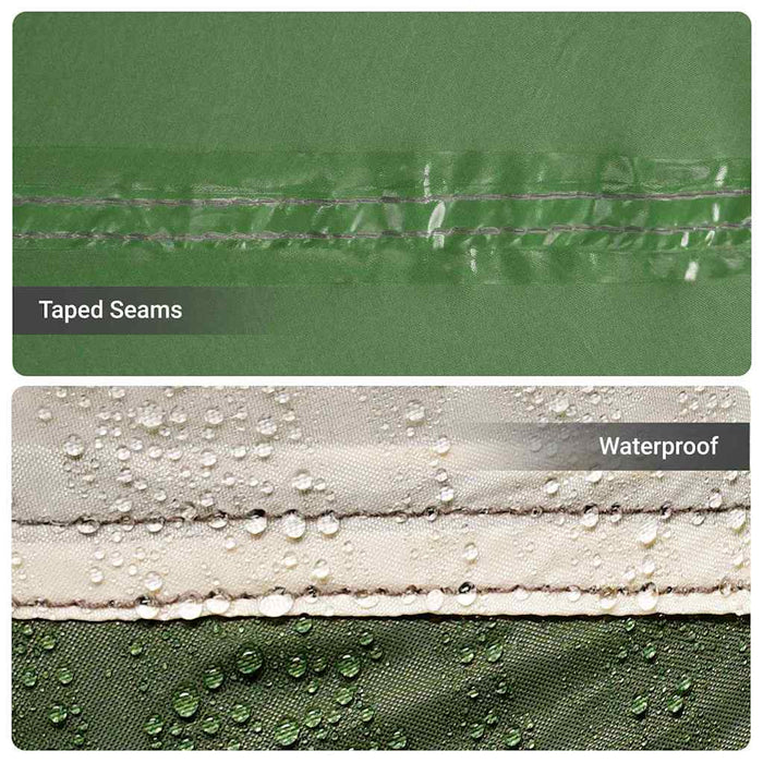 Tende con tetto Verde 620 x 322 x 240 cm Poliestere 4100697