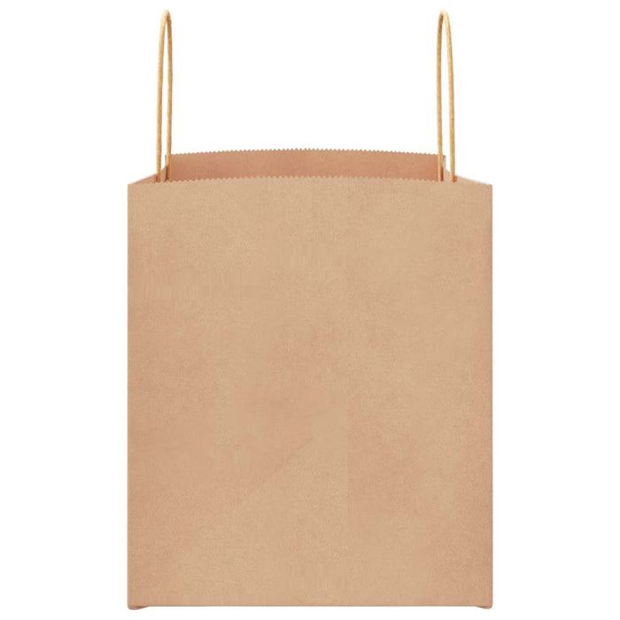 Sacchetti di Carta 250 pz con Manici Marrone 32x22x24 cm 4101595