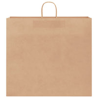 Sacchetti di Carta 250 pz con Manici Marrone 54x15x49 cm