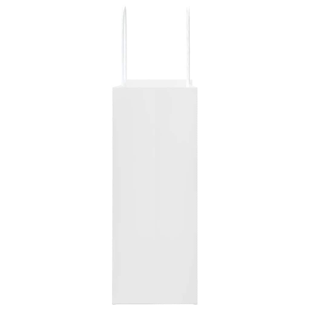 Sacchetti di Carta 50 pz con Manici Bianchi 21x11x28 cm