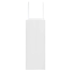 Sacchetti di Carta 50 pz con Manici Bianchi 21x11x28 cm