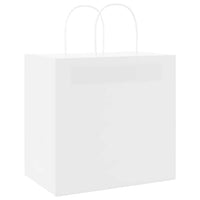 Sacchetti di Carta 50 pz con Manici Bianchi 26x17x25 cm 4101605